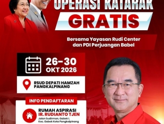 Program Katarak Gratis Rudi Center Dipastikan Tepat Sasaran