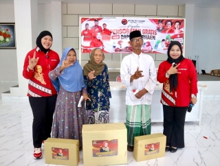 Wujud Kepedulian Wong Cilik, DPC PDI Perjuangan Jepara Gelar Pengobatan Gratis dan Bantuan Ibu Hamil