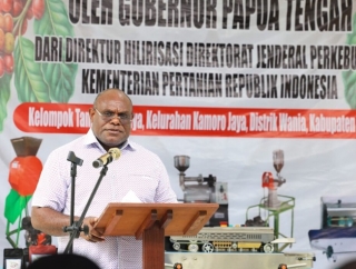 Gubernur Papua Tengah Ajak Petani Kopi Rancang Kemasan Menarik dari Setiap Kabupaten 