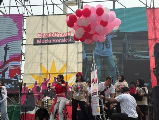 Yuke Yurike: Donasi Rp15.000 per Pengunjung Merah Muda Fest untuk Korban Karhutla Kalimantan