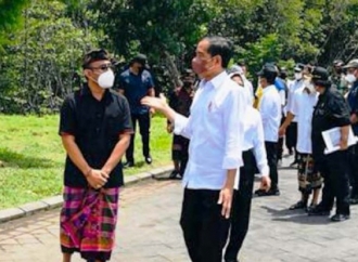 Jaya Negara Dampingi Jokowi Tinjau Hutan Konservasi Mangrove