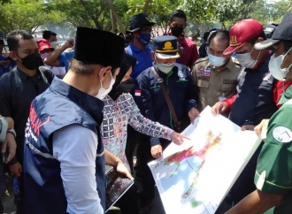 Gus Ipin Buat Peta Bertanda Khusus Dampak Gempa & Tsunami 