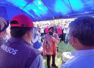 Risma Harap Menteri PU Perbaiki Tanggul Kritis di Tamiang