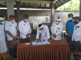 Jaya Negara Resmikan TPS 3R di Desa Pemogan