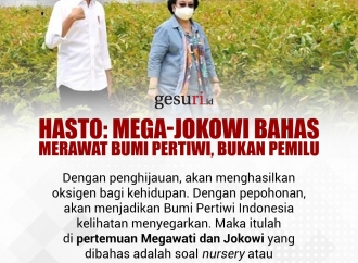 Mega-Jokowi Bahas Merawat Bumi Pertiwi, Bukan Pemilu (4/4)