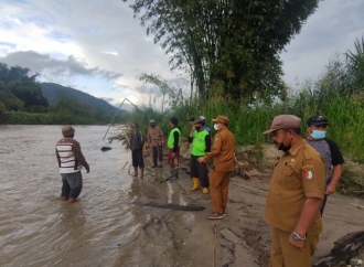 Wabup Sigi Tinjau Lokasi Banjir Bandang di Kecamatan Palolo