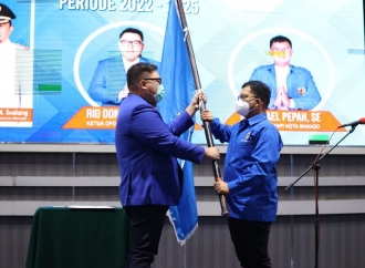 Lantik DPD KNPI Manado 2022-2025, Rio: Langsung Tancap Gas!