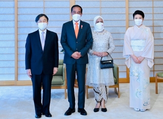 Presiden Jokowi Temui Kaisar dan Permaisuri Jepang