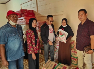 Banteng Sumut Beri Bantuan ke Korban Kebakaran di Medan