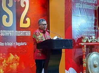 Hasto Kristiyanto Buka Kongres Senapati Nusantara