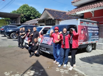 Banteng Kabupaten Cirebon Salurkan Bantuan ke Cianjur