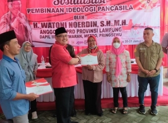 Sosialisasi PIP, Watoni Noerdin: Jangan Sampai Ideologi Pancasila Pudar