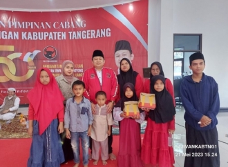 PDI Perjuangan Kabupaten Tangerang Gelar Halal Bihalal & Santuni Anak Yatim