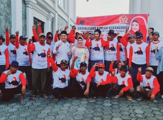 Sosialisasi 4 Pilar, Dewi Aryani Hadirkan Ulu-ulu Pertanian Pantura