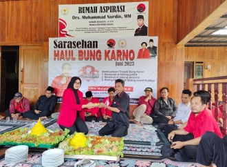 Haul Bung Karno, Rumah Aspirasi M Nurdin Jabar X Gelar Doa Bersama & Potong Tumpeng  