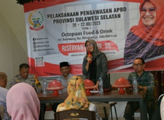 Risfayanti Muin Gelar Kegiatan Pengawasan APBD di Kel. Bulurokeng Makassar