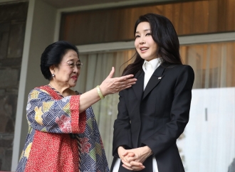 Megawati Sambut Kehadiran Ibu Negara Korsel di Istana Batu Tulis Bogor