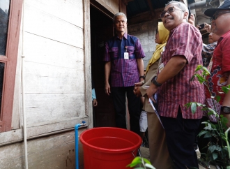 Kiai Muda Jatim Pendukung Ganjar Bangun Sumur Bor di Desa Butoh