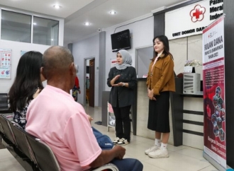 Relawan Ganjarist Gelar Donor Darah di Kecamatan Sunggal