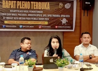 Vakum 2 Hari, KPU Kembali Gelar Pleno dengan Hasil PDI Perjuangan Unggul di Medan Barat