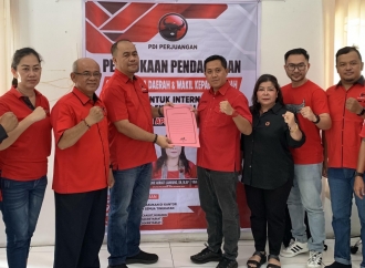 Daftar di PDI Perjuangan, Sigit Widodo Siap Jadi Wakil Wali Kota Palangka Raya