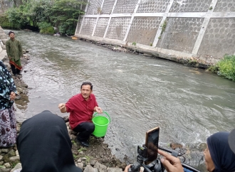 Eko Tebar Benih Ikan, Ajak Jaga Kualitas Ekosistem Lingkungan Perkotaan Yogyakarta Agar Lestari