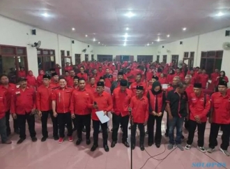 PAC PDI Perjuangan se-Kabupaten Klaten Deklarasi Dukung Putusan Rakernas, Bakal Calon Bupati Harus Kader Tulen
