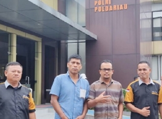 Tanah Kavling Bripka IKS Tak Jelas, Riswanto Sihombing Buat Laporan ke Polda Riau