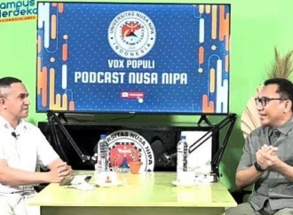 Calon Gubernur NTT Ansy Lema Diskusi di Podcast Universitas Nusa Nipa