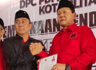 Pilkada Kota Blitar 2024, PDI Perjuangan Beri Rekomendasi untuk Bambang Kawit-Bayu Kuncoro