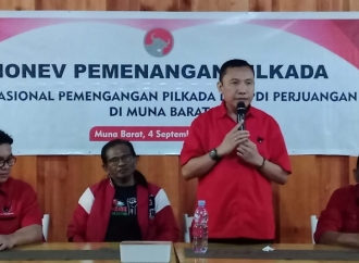 Erwin Usman: Struktur PDI Perjuangan Pusat Hingga Pengurus Daerah Solid Dukung Paslon Darwin-Ali Basa