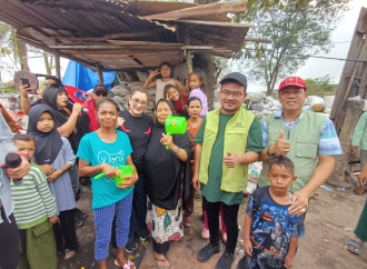 Banteng Kota Palembang Blusukan Kenalkan Pasangan RDPS di TPA Sukawinatan