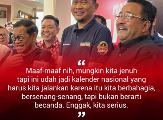 "Maaf-maaf nih mungkin kita jenuh..."