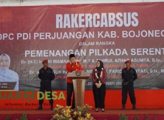 Siap Menangkan Risma-Gus Hans, DPC PDI Perjuangan Bojonegoro Gelar Rakercabsus