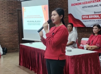 Dapat Bantuan dari Vita Ervina, BAGUNA Kota Magelang Bagikan Sayuran ke Masyarakat