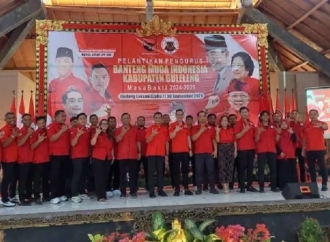 Lantik Pengurus BMI, Supriatna Tegaskan PDI Perjuangan Buleleng Tak Pernah Kekurangan Kader