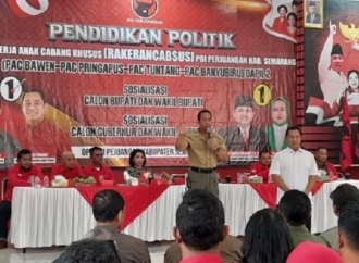 Andika Perkasa Titip Semangat Pantang Kendor ke Anak Ranting PDI Perjuangan Kabupaten Semarang