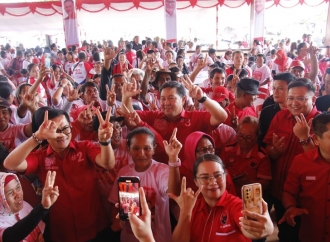 Konsolidasi Pemenangan di Minut, Steven Kandouw Bakar Semangat Kader dan Simpatisan