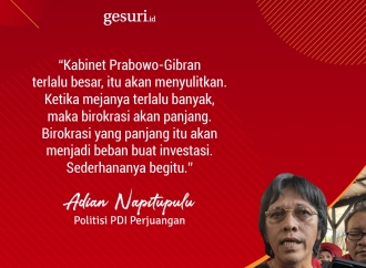 "Kabinet Prabowo-Gibran terlalu besar..."