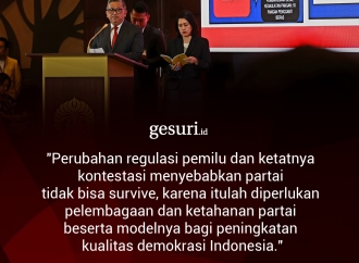 "Perubahan regulasi pemilu dan ketatnya kontestasi membuat partai..."