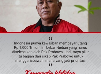 "Ini beban-beban yang harus diselesaikan Pak Prabowo..."