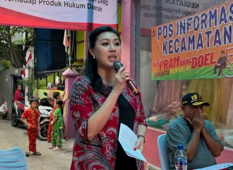 Anggota DPRD DKI Hilda Kusuma Dewi Sapa Warga Gang Tembok di Kapuk, Berikan Penyuluhan Kesehatan dan Pengembangan UMKM