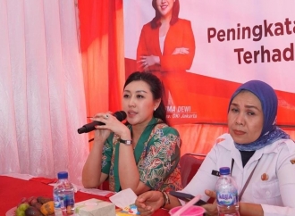 Hilda Kusuma Dewi Sosialisasikan Pencegahan DBD di Kamal Raya Bersama KONI dan KADIN