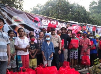 BAGUNA DPP PDI Perjuangan Terjun Langsung ke Lokasi Bencana Erupsi Gunung Lewotobi