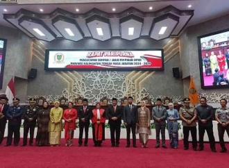 Resmi, Arthon S Dohong Jabat Ketua DPRD Kalteng Periode 2024-2029