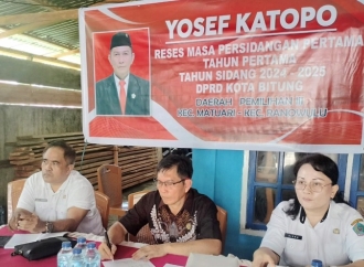 Yosep Katopo Gelar Reses Perdana, Sasar Tiga Kelurahan di Ranowulu Bitung