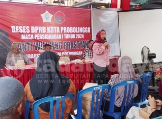 Legislator Probolinggo Santi Wilujeng Reses Perdana, Dicurhati soal Bansos dan Begal