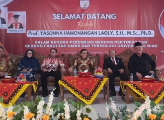 Yasonna Laoly Resmikan Gedung Baru Universitas Nias, Dorong Pengembangan SDM Berkualitas