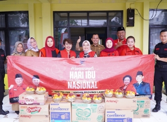 Banteng Lampung Baksos di UPTD Pelayanan Sosial Lanjut Usia Tresna Werdha Natar