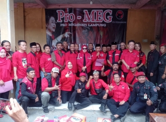 ProMEG Lampung Gelar Cap Jempol Darah Untuk Dukung Megawati Soekarnoputri